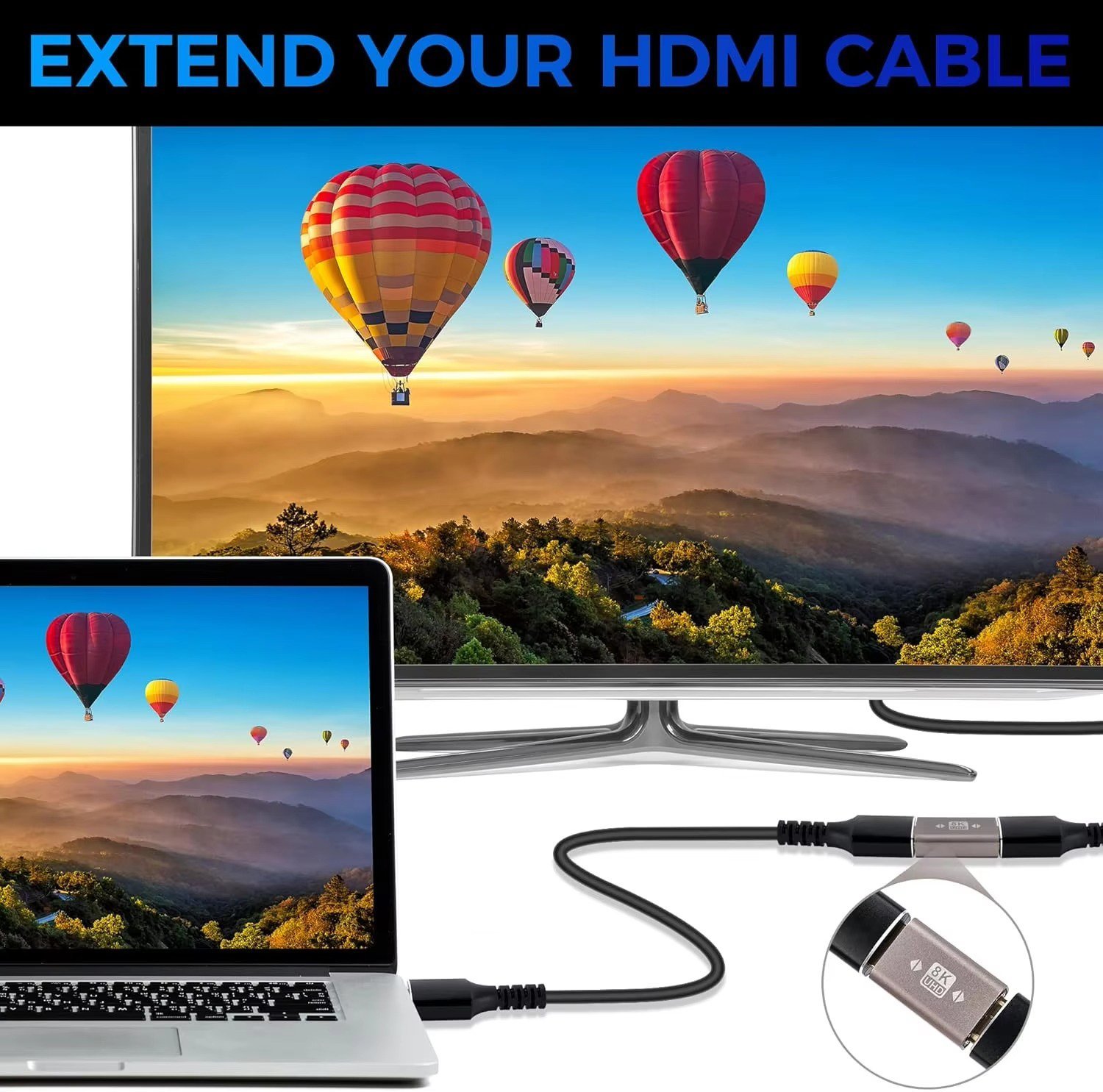 Teffron HDMI to HDMI 8K Female Connector - Image 4